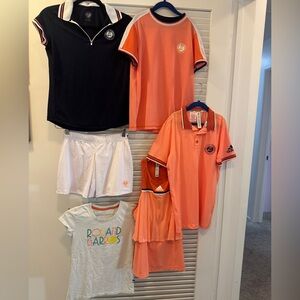 Adidas Roland Garros Girls Tennis Bundle Size 11/12 (6 Pieces)